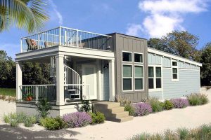 Modern small mobile homes