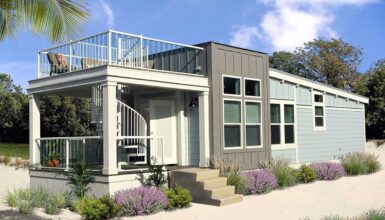 Modern small mobile homes