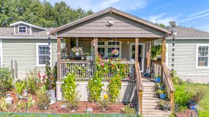 Double Wide Mobile Home Covered Front Porch Ideas