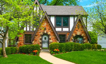 1925 Tudor Style House With Bold Modern Interiors