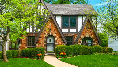 1925 Tudor Style House With Bold Modern Interiors