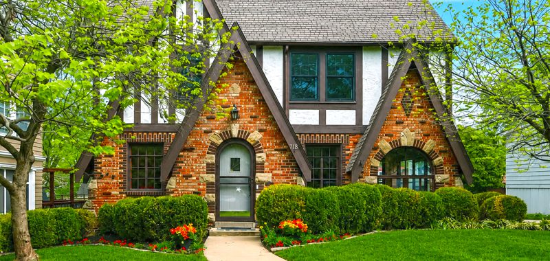 1925 Tudor Style House With Bold Modern Interiors