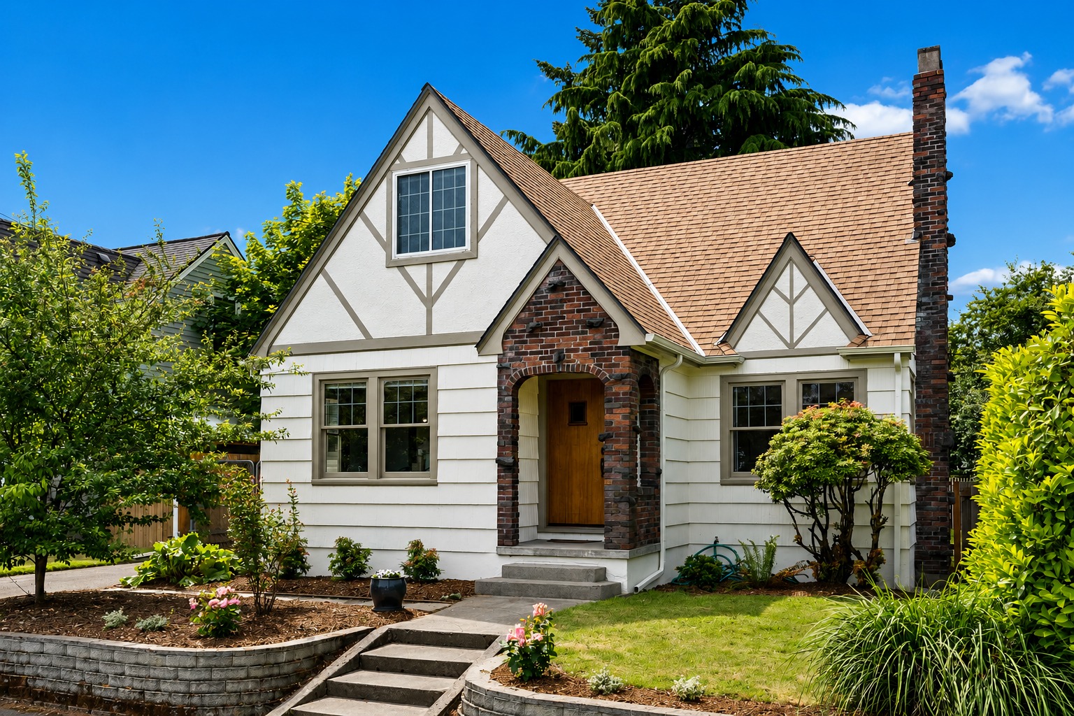 Charming 1930 English Tudor Home With Timeless Interior Details