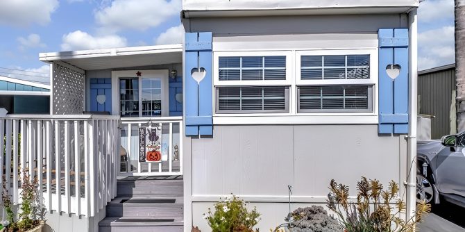 A Look Inside at The 1960 Small Single Wide Mobile Home: Inspiring Exterior & Interior Remodel