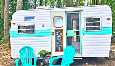 1969 Volunteer Vintage Camper Trailer Remodel