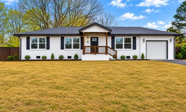 1973 Ranch Home Makeover Exterior