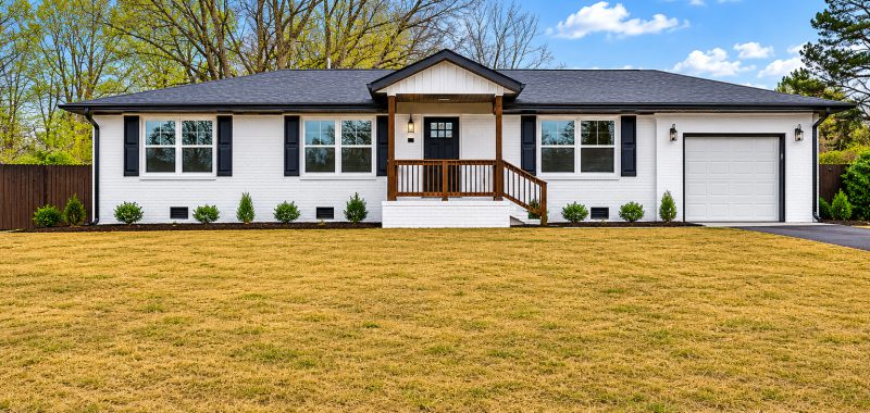 1973 Ranch Home Makeover Exterior