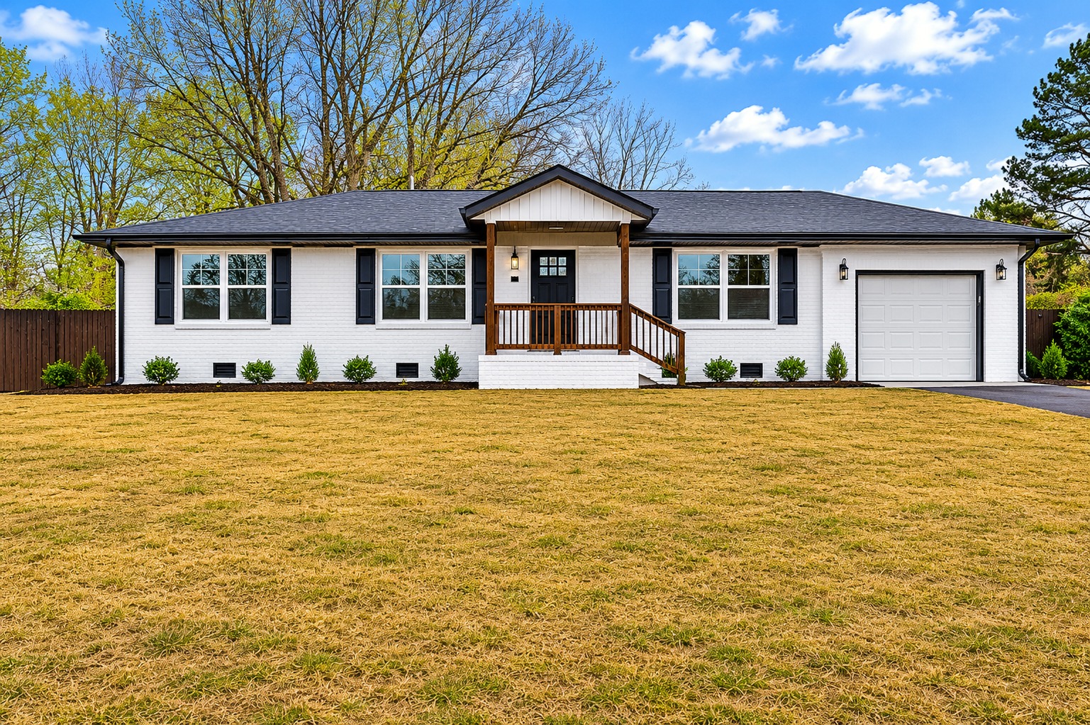 1973 Ranch Home Makeover Exterior