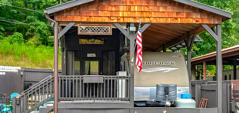 2012 Jayco White Hawk RV Trailer Remodel: A Dreamy Retreat With Big Cabin Charm