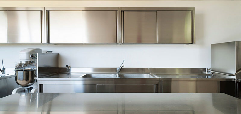 20 Metal Kitchen Cabinets Design Ideas