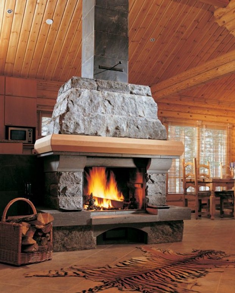 country-style-kitchen-fireplaces