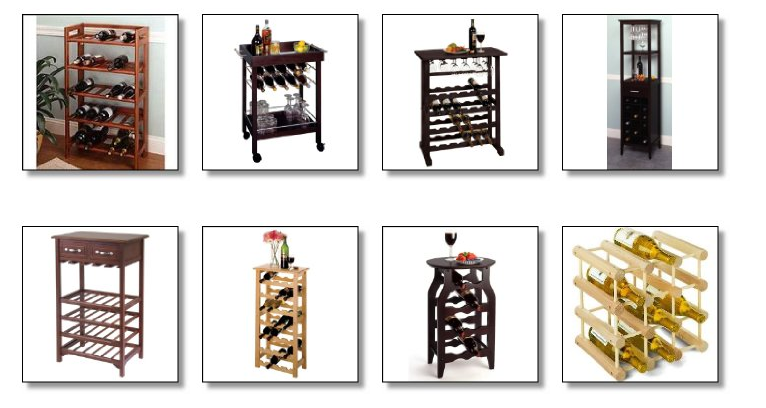 wood wine racks