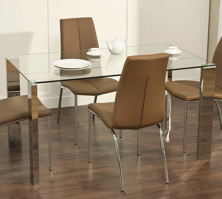 Modern Glass Dining Table - Buungi.com