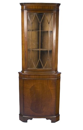 mahogany-corner-cabinet