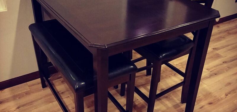 Pub Table to Dress up a Home Bar