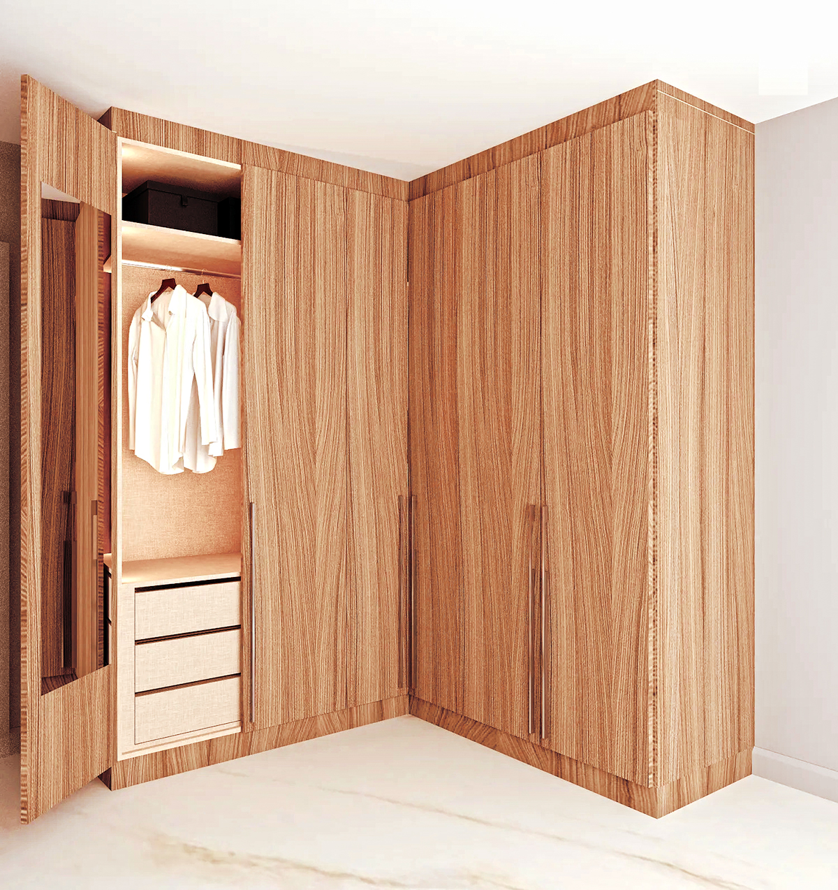 Bedroom-Built-In-Corner Cabinets