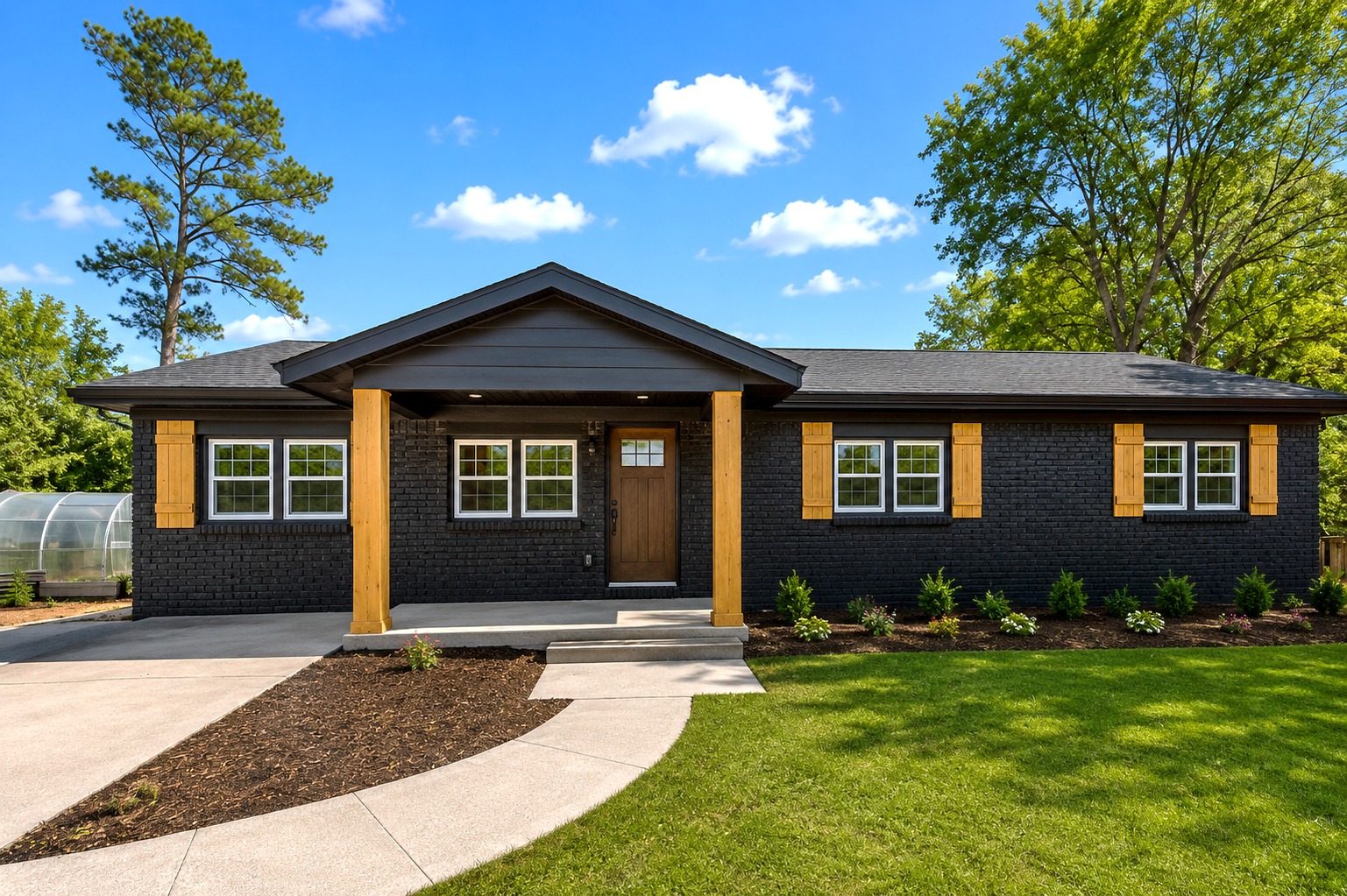 Black Ranch Home Exterior Designs That Feel Bold