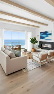 California coastal living room