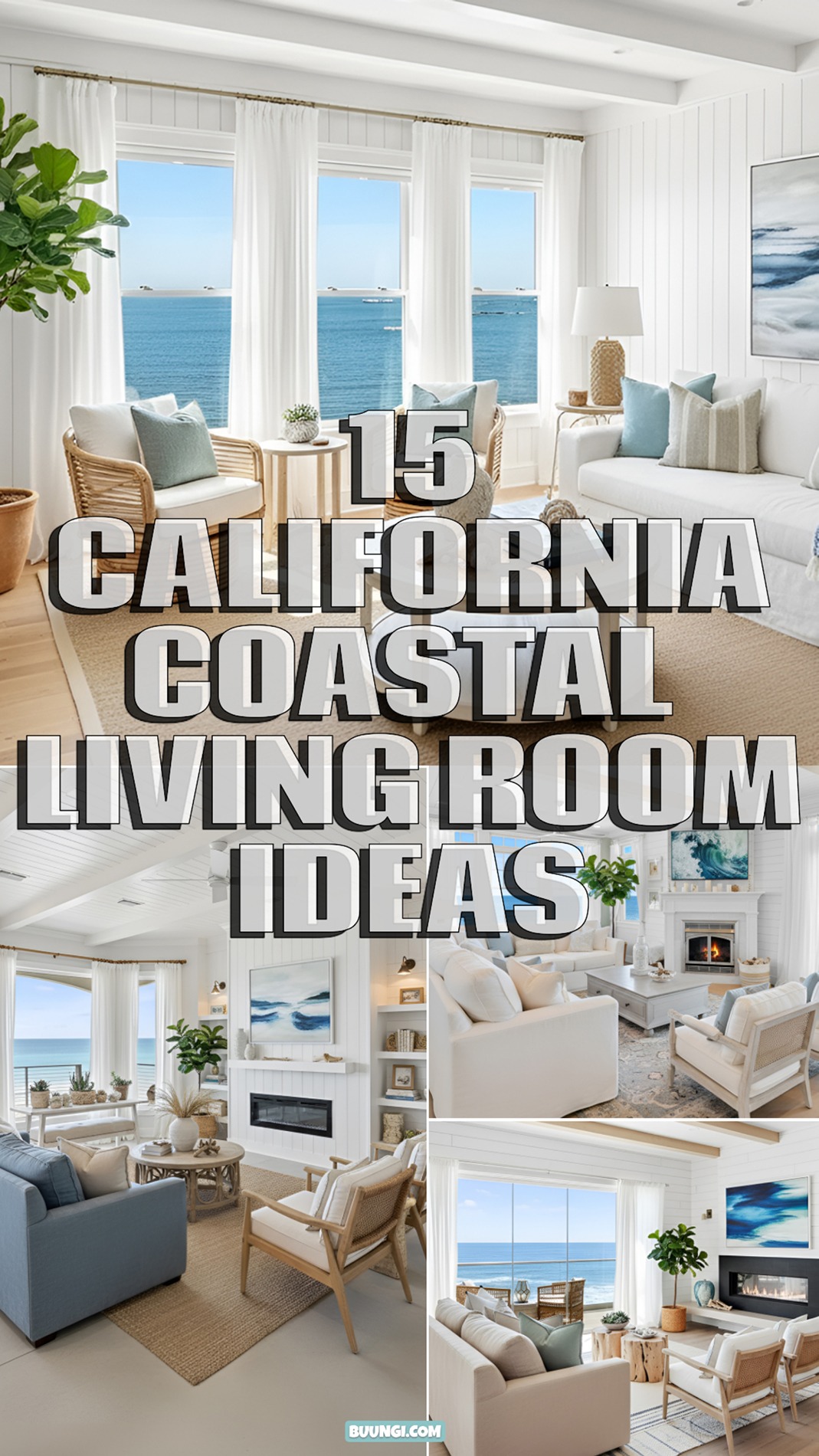 California coastal living room
