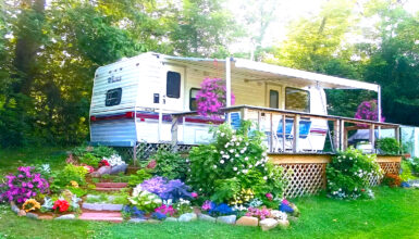 Camper Landscaping