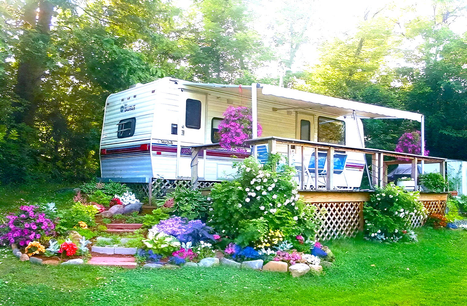 Camper Landscaping