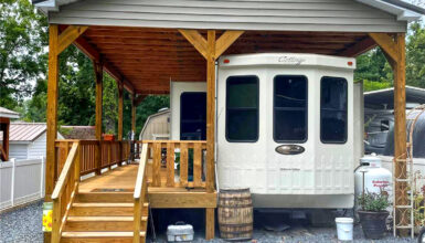 Stunning Camper Porch Design Ideas