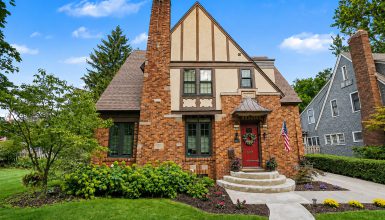 Classic-Red-Brick-Tudor-Exterior Design