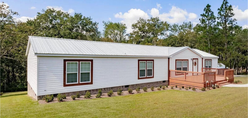 20 Single Wide Mobile Home Exterior Paint Color Ideas