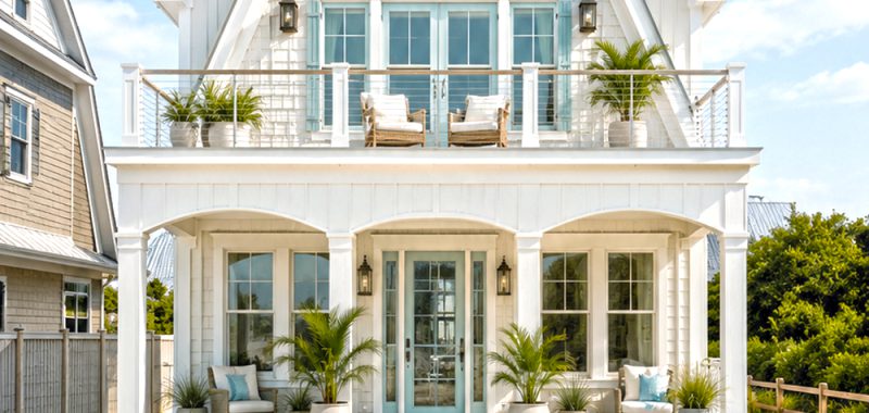 Coastal Beach House Exterior Ideas