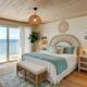 Coastal Boho Bedroom Ideas With Rattan, Linen, and Beachy Layers