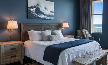 Dark Coastal Bedroom Ideas That Feel Warm and Elegant