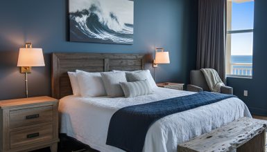 Dark Coastal Bedroom Ideas That Feel Warm and Elegant