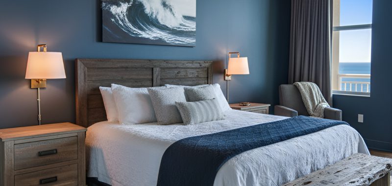 Dark Coastal Bedroom Ideas That Feel Warm and Elegant