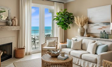 Earthy Coastal Living Room Decor Ideas