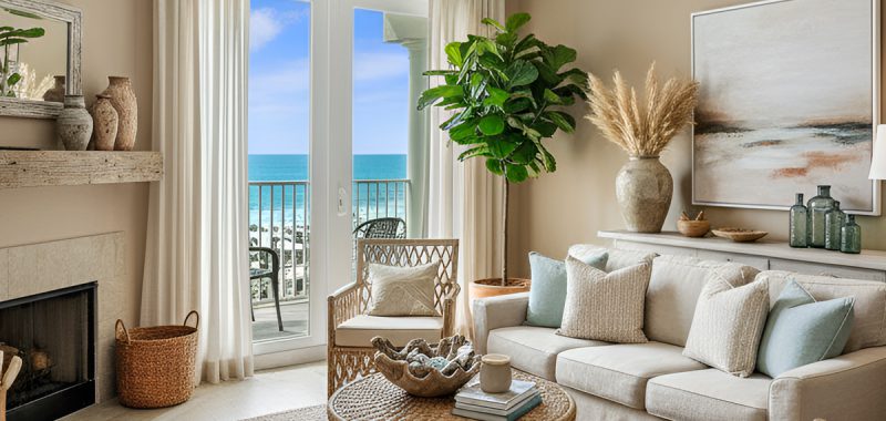 Earthy Coastal Living Room Decor Ideas