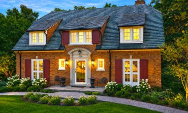 Brick Tudor House Exterior