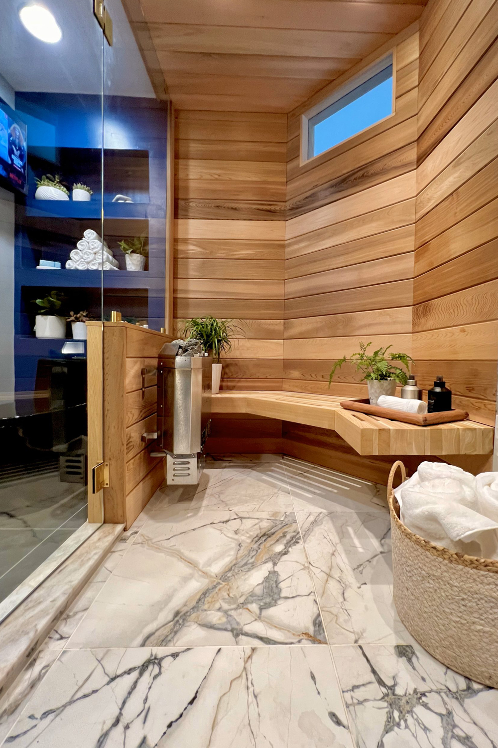 Indoor Saunas with an Outdoor Feel