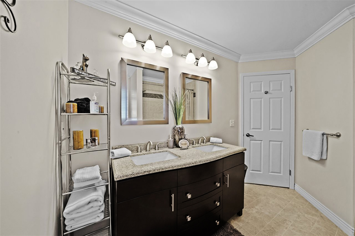 Espresso Vanity with Classic Touches