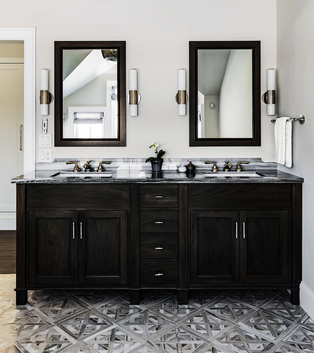 Espresso Vanity with Timeless Appeal
