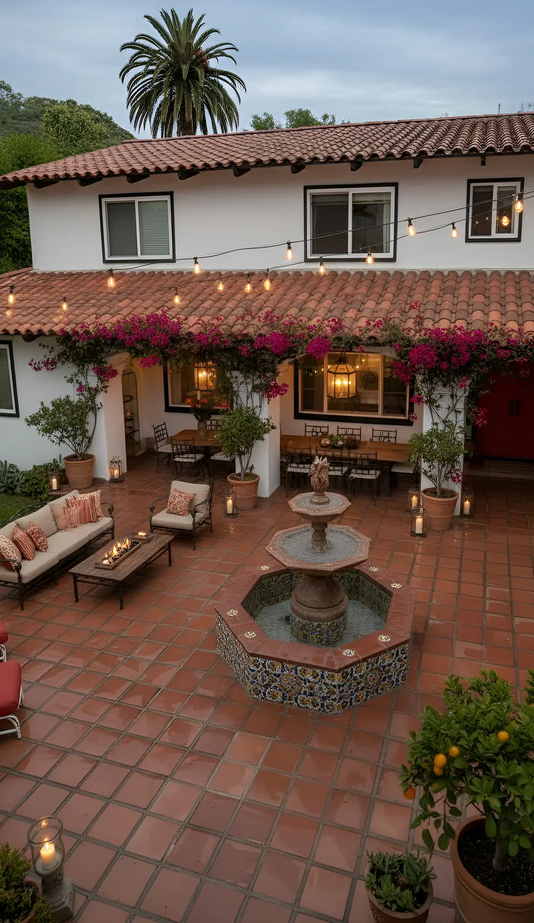 15 Timeless Hacienda Courtyard Ideas
