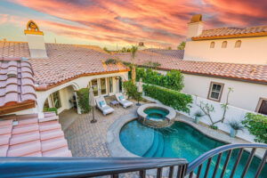 Hacienda Style Home Exteriors Spanish Courtyard