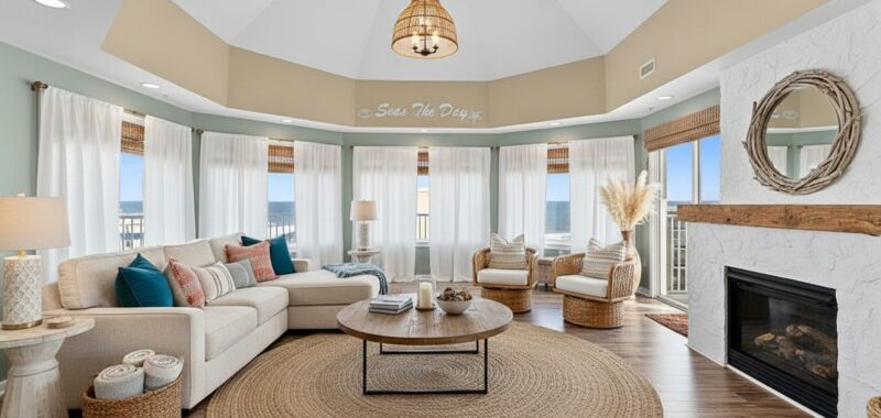 How to Decorate a Beach House Living Room in Boho Style