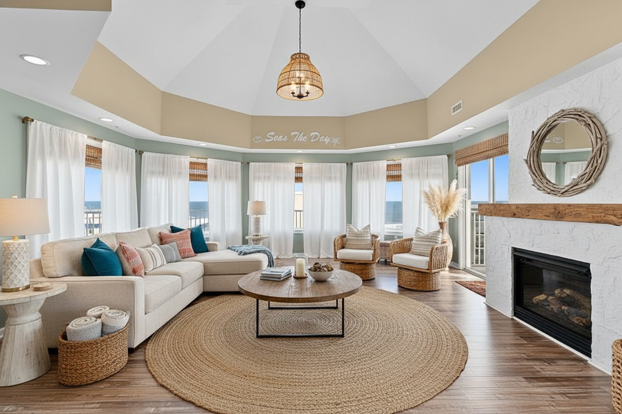 How to Decorate a Beach House Living Room in Boho Style