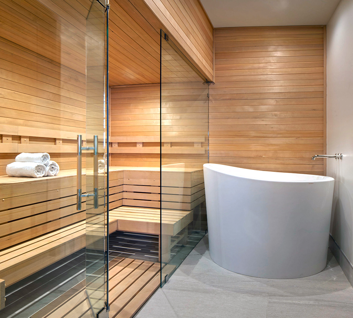 15 Master Bathroom Sauna Design Ideas