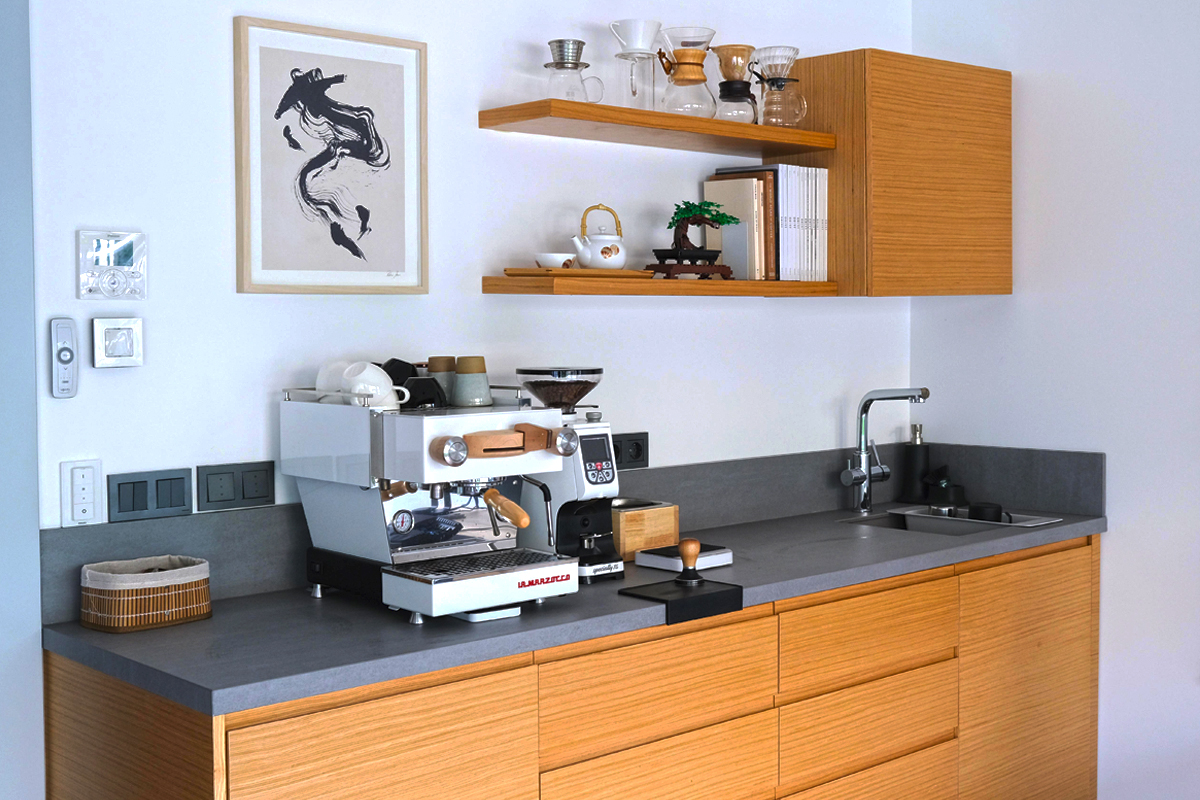Master-Bedroom-Coffee-Station-Modern Design