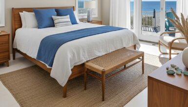 Mid-Century Modern Coastal Bedroom Decor Ideas