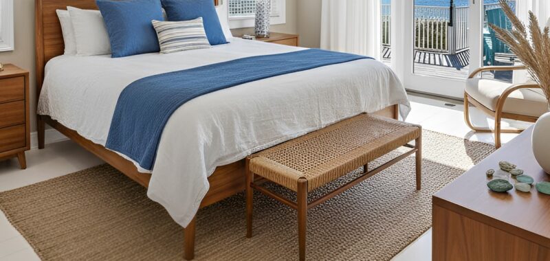 Mid-Century Modern Coastal Bedroom Decor Ideas