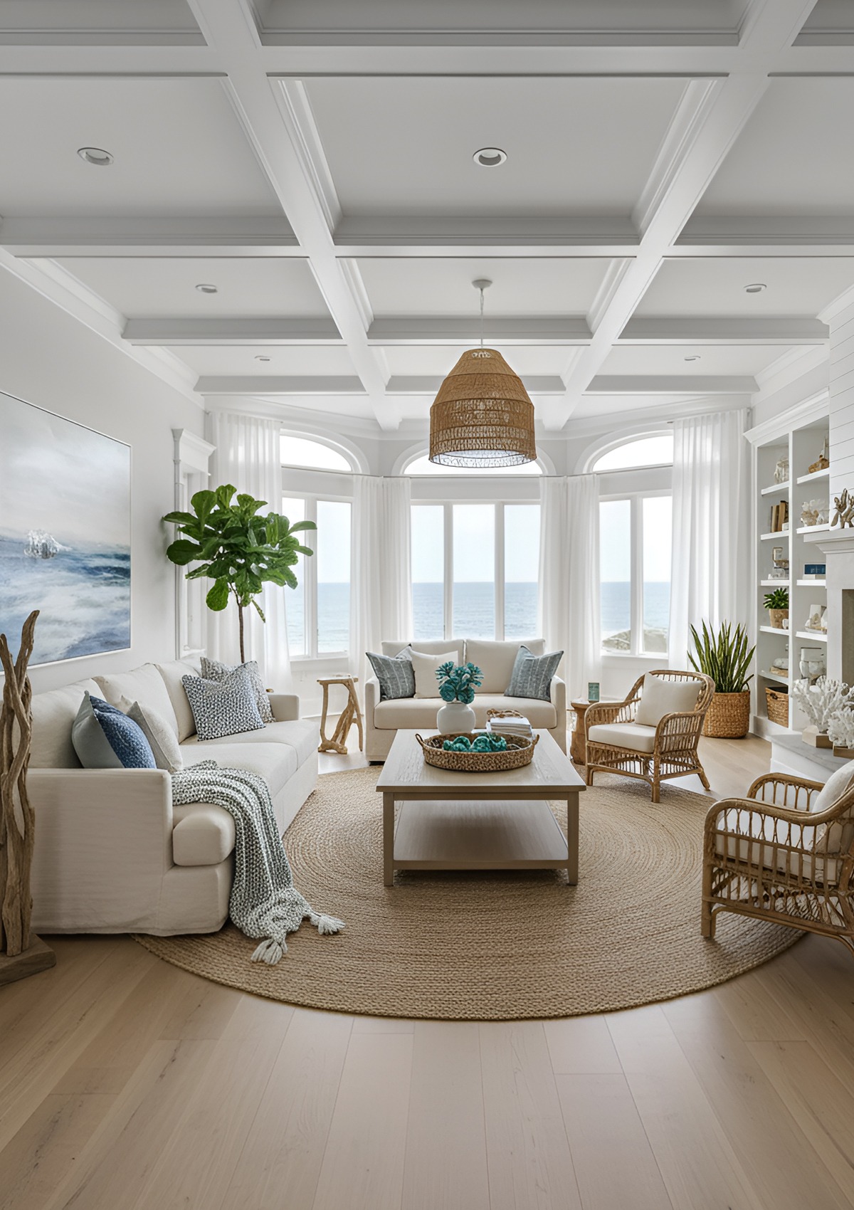 Modern Coastal Living Room Ideas