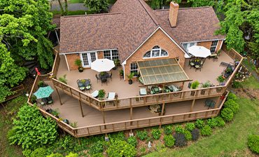 Raised Ranch Back Deck