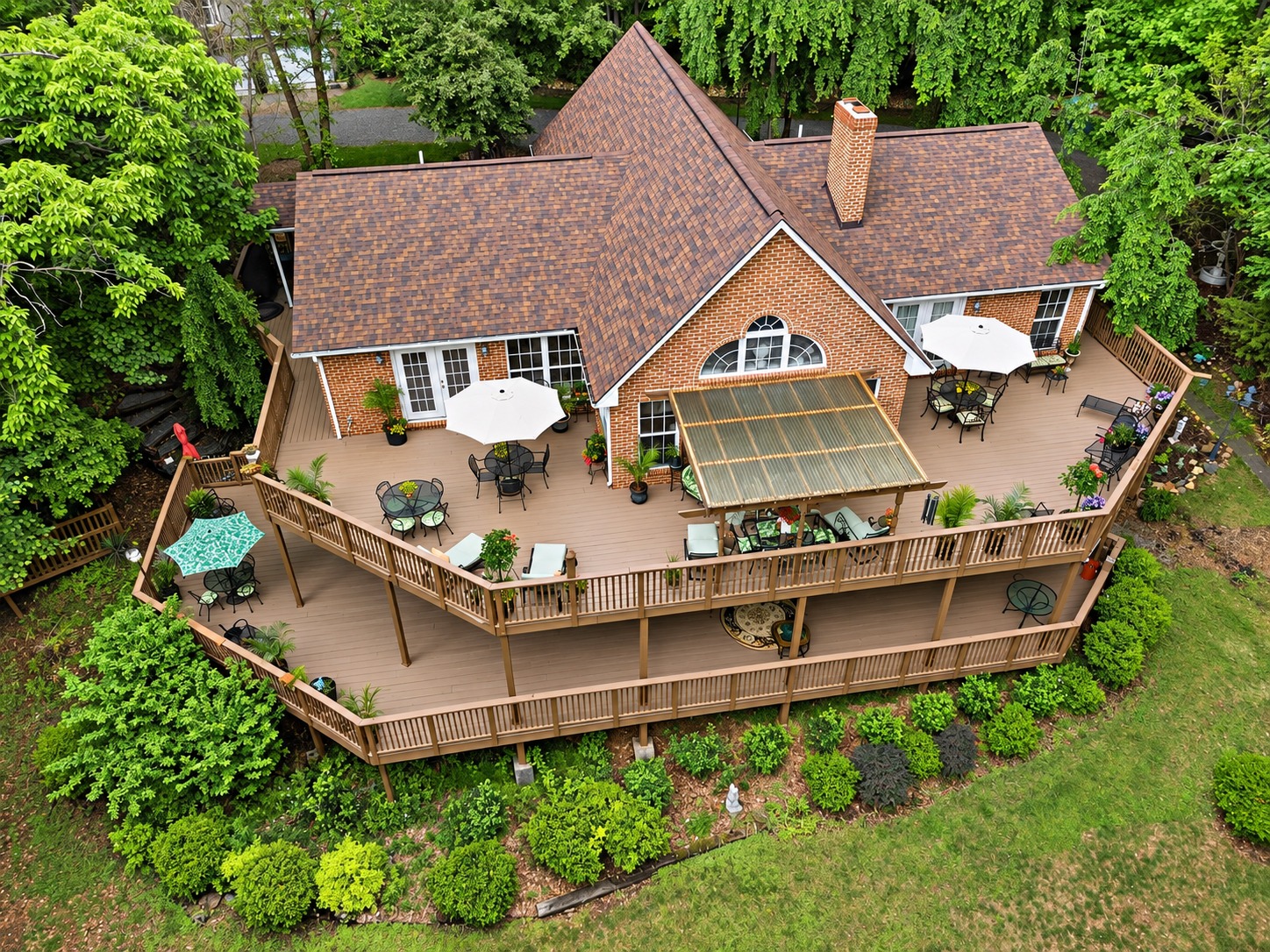 Raised Ranch Back Deck